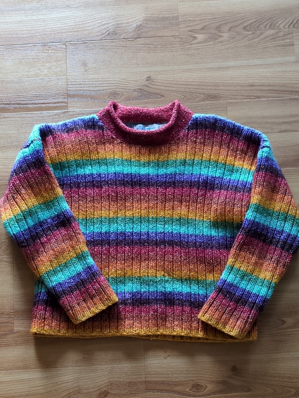 Warm Wool Rainbow Sweater